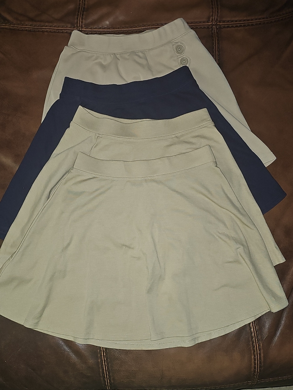The Children's Place Girls' Skorts in Navy and Khaki -Pk of 4 ❤️OFFERS WELCOMED❤